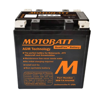 Batteria Sigillata Precaricata Motobatt MBTX30UHD - Batterie Moto Sigillate