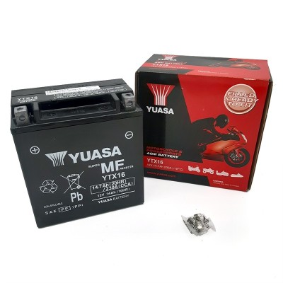 Batteria Sigillata Precaricata Yuasa YTX16 - Batterie Moto Sigillate