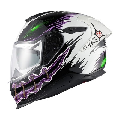 Casco integrale Nexx Y.100R Night Rider Sport White - Caschi Moto Integrali